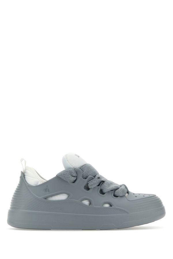 スニーカー LANVIN Grey Rubber Curb Sneakers Lanvin Grey Curb Sneakers – ICETIME LUXE