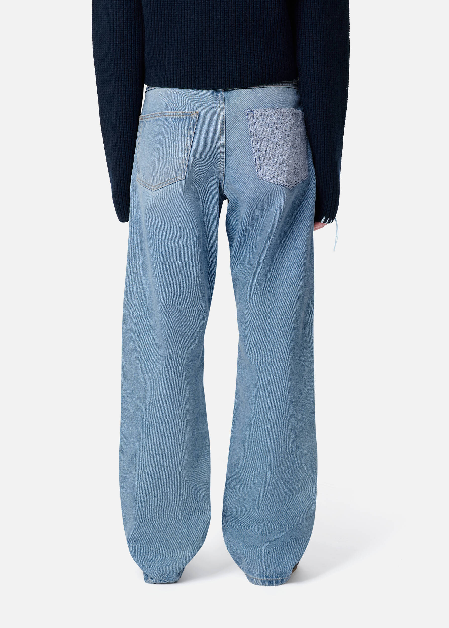 Zine Embroidered Patch Jeans - 5