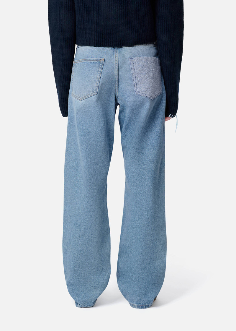 Zine Embroidered Patch Jeans 5