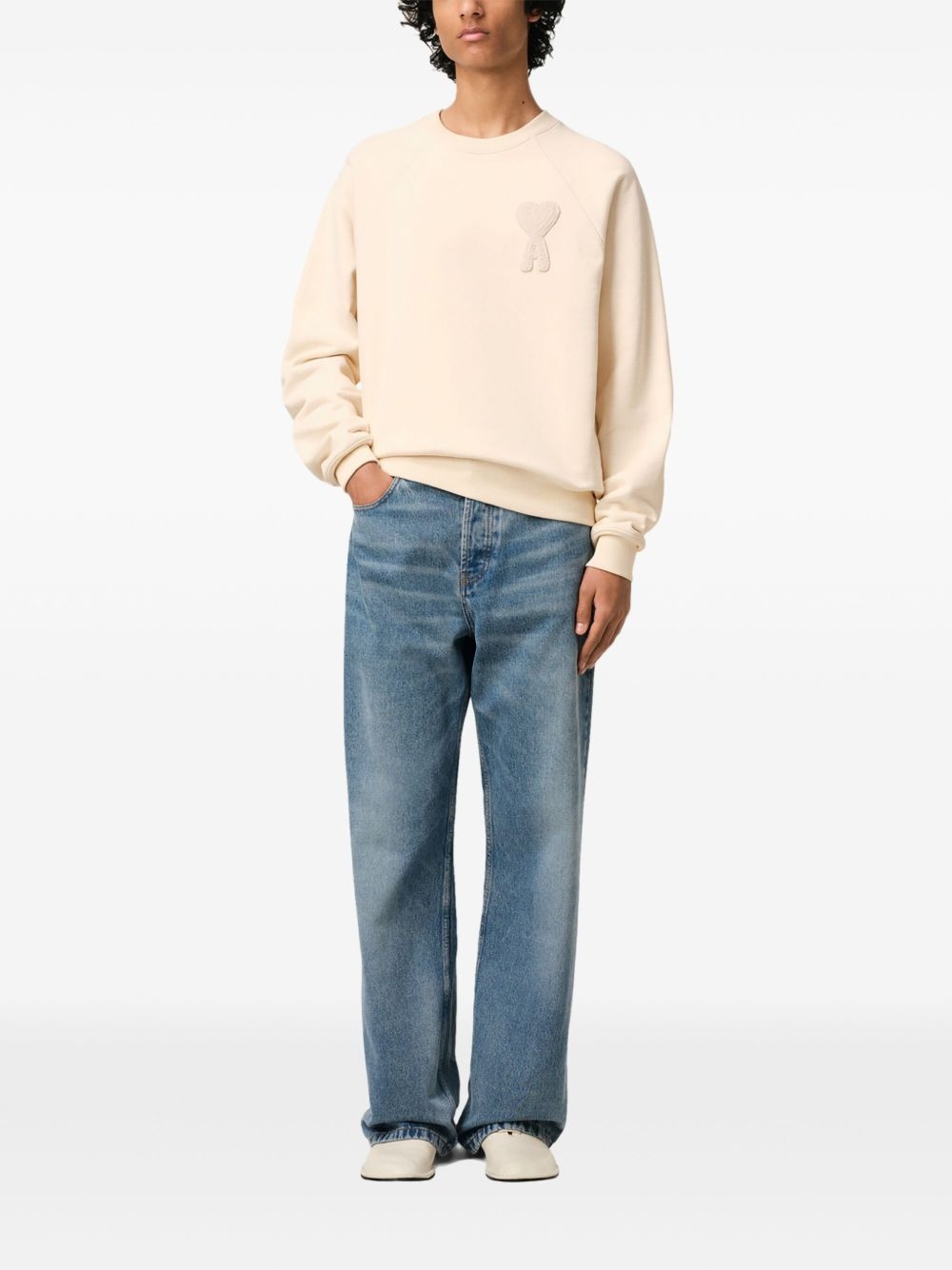 Ami de Coeur patch sweatshirt - 2