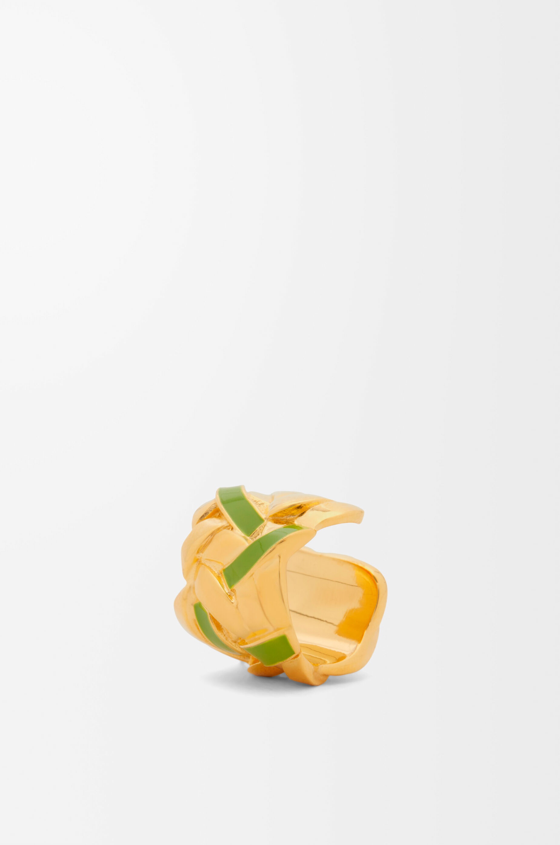 Nest earcuff in sterling silver and enamel - 1