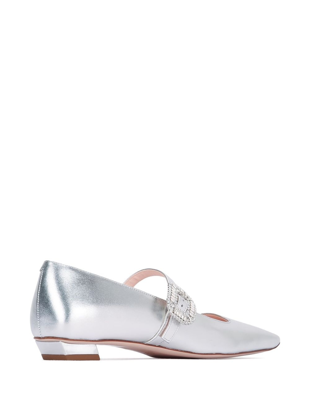 crystal-buckle pumps - 3