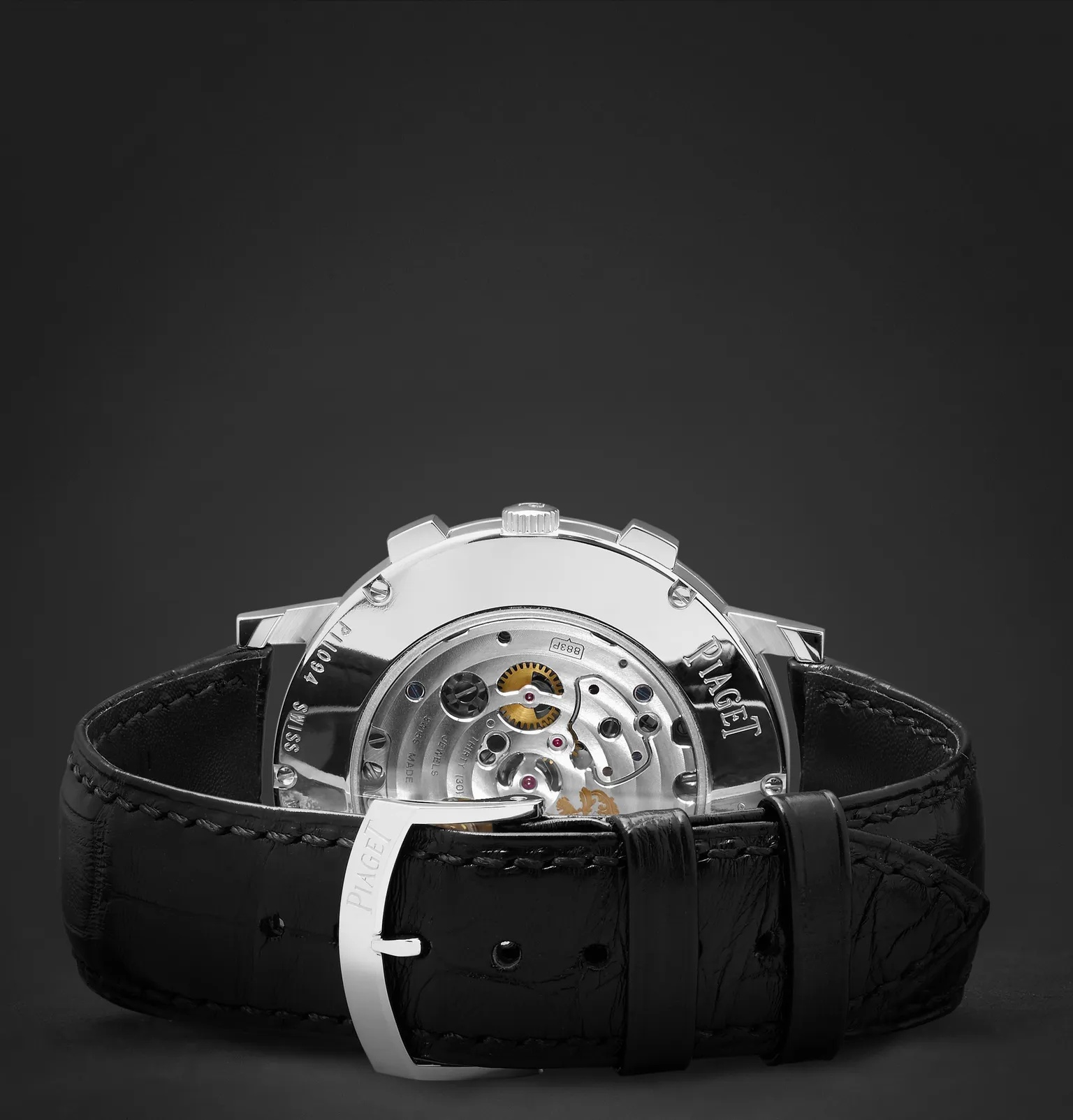 Altiplano Flyback Automatic Chronograph 41mm 18-Karat White Gold and Alligator Watch, Ref. No. G0A41 - 3