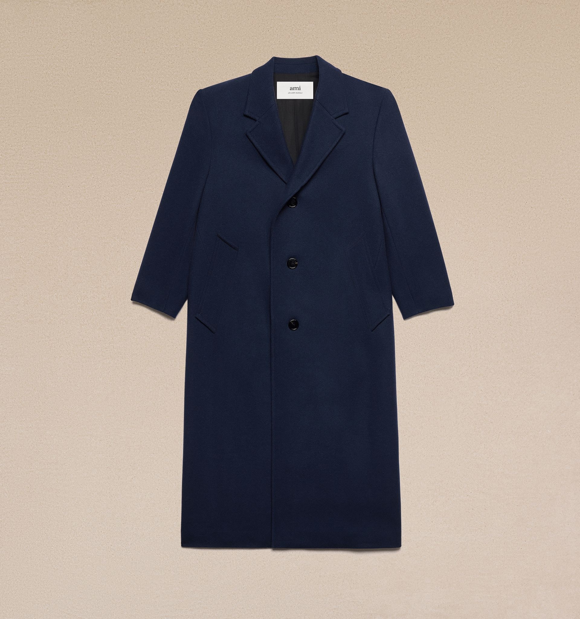 Three Buttons Oversized Coat - 1