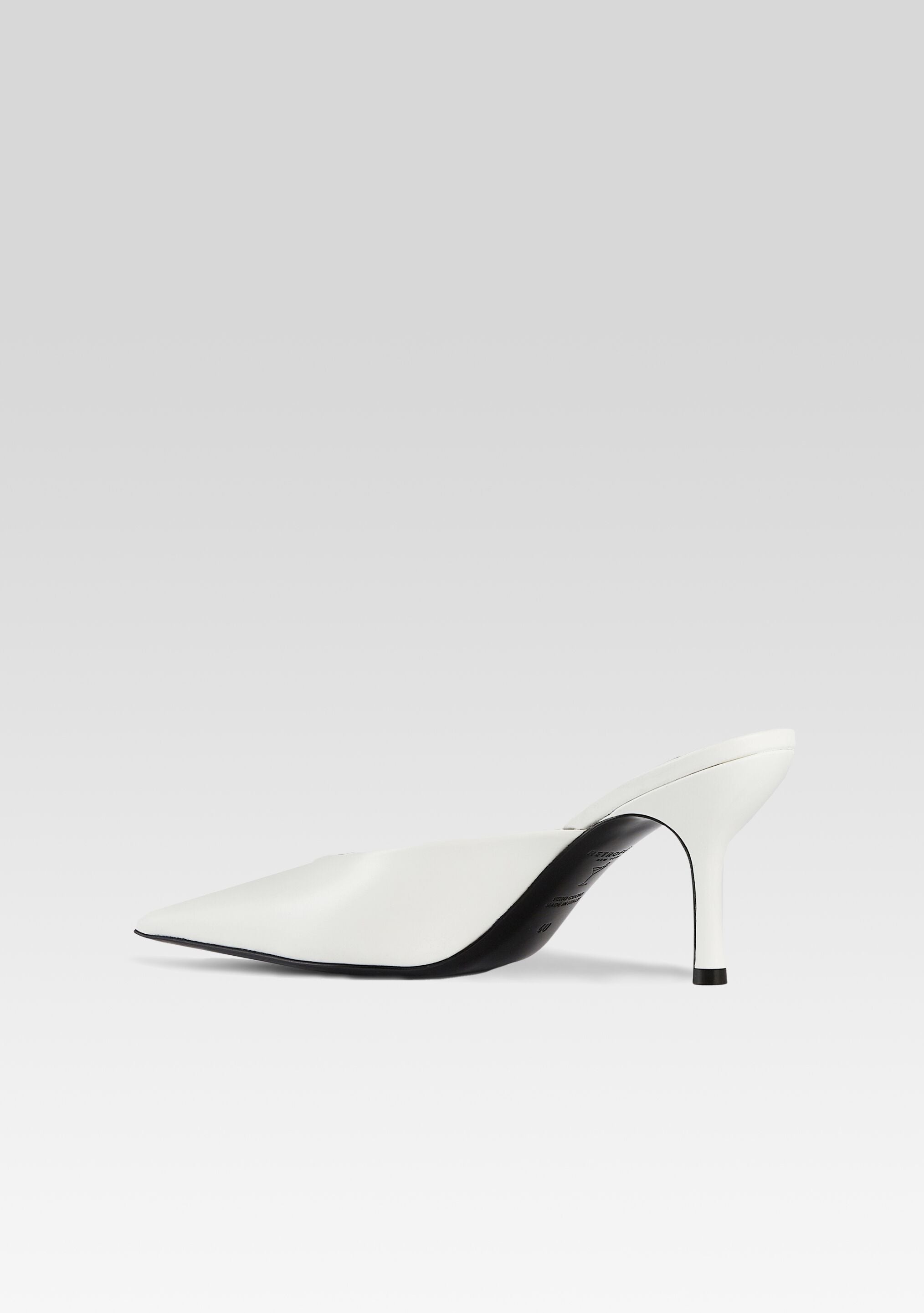 DAPHNE LEATHER MULE - 5