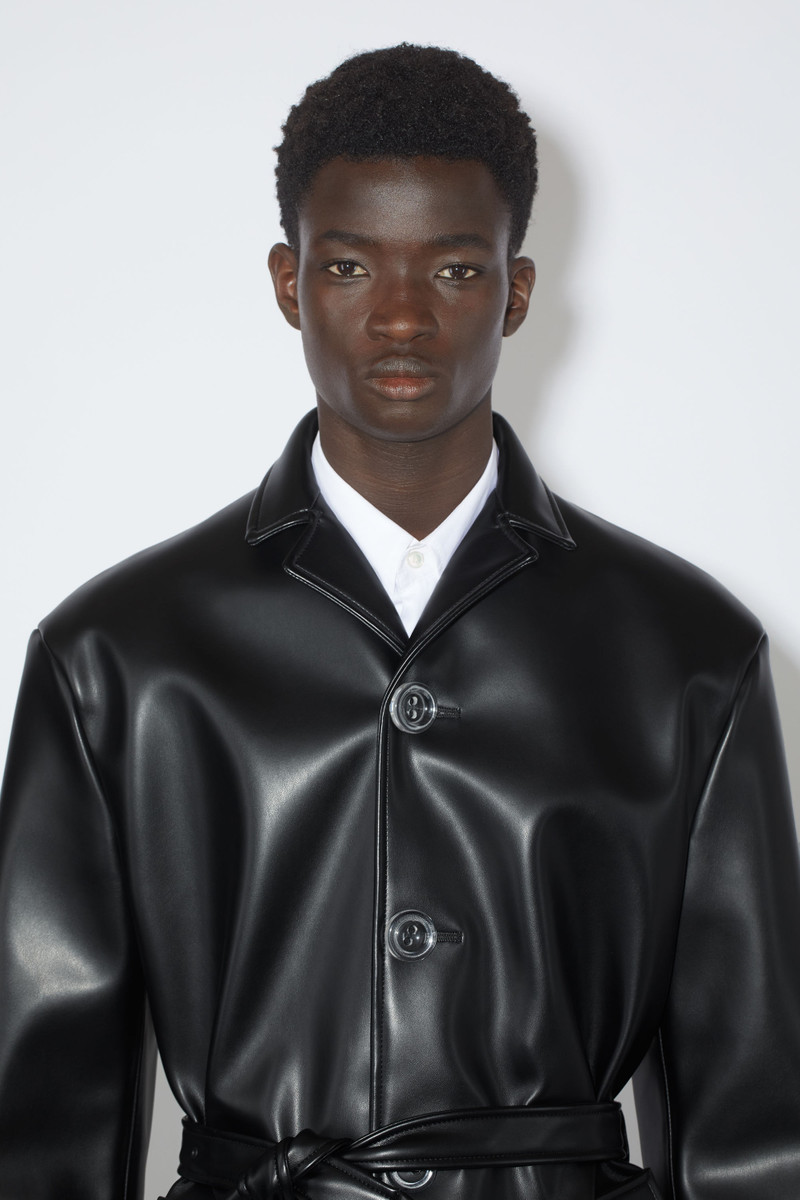 Belted coat - Black 5