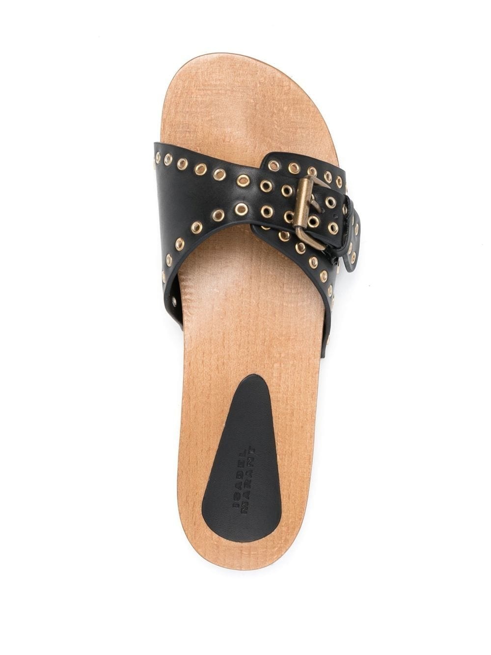 Jaso buckled clog slides - 4