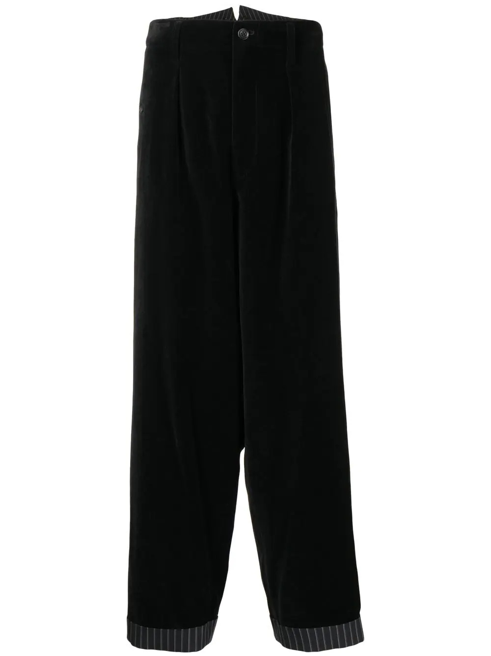 high-waist wide-leg trousers - 1