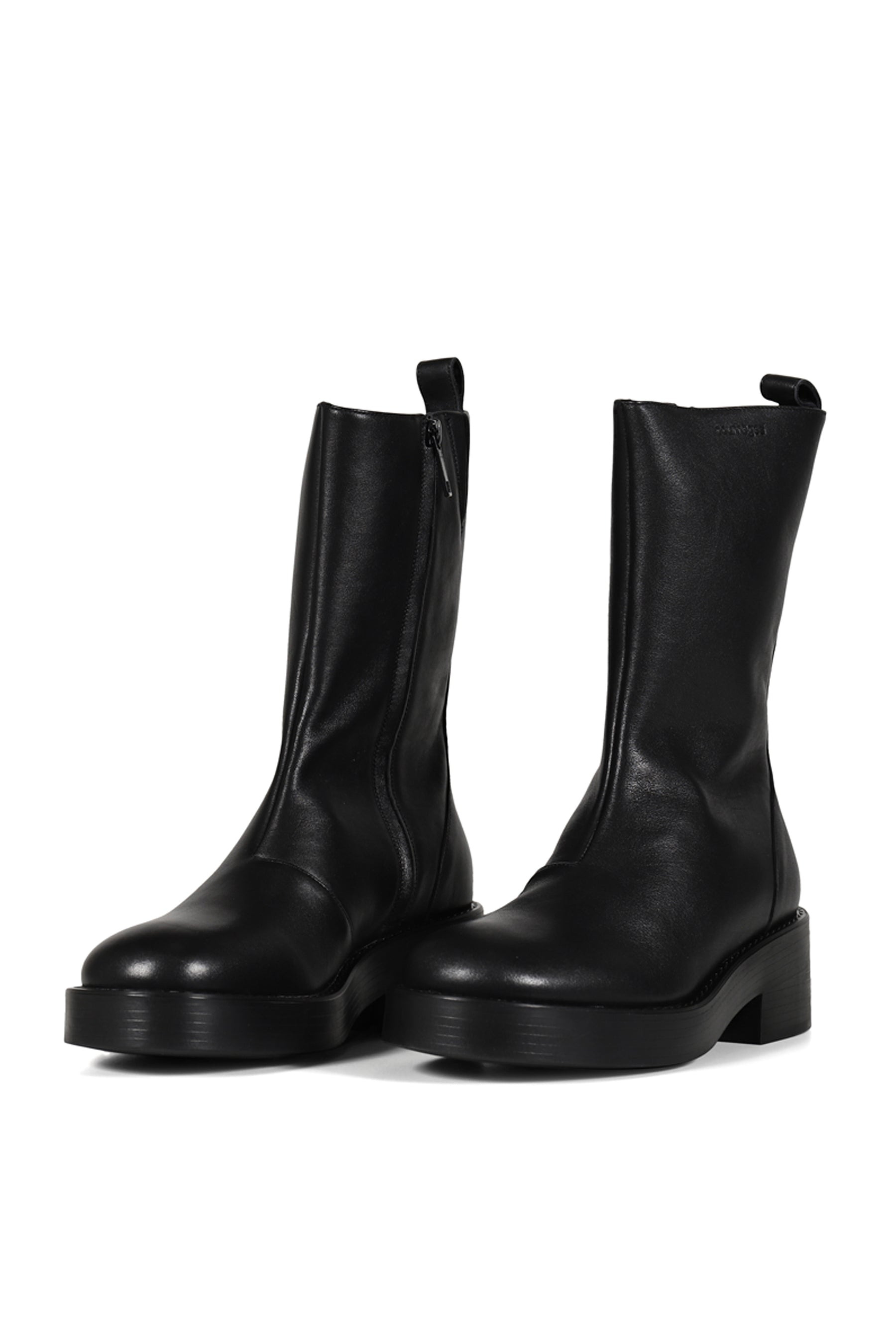RIDER LEATHER BOOTS / BLACK - 6