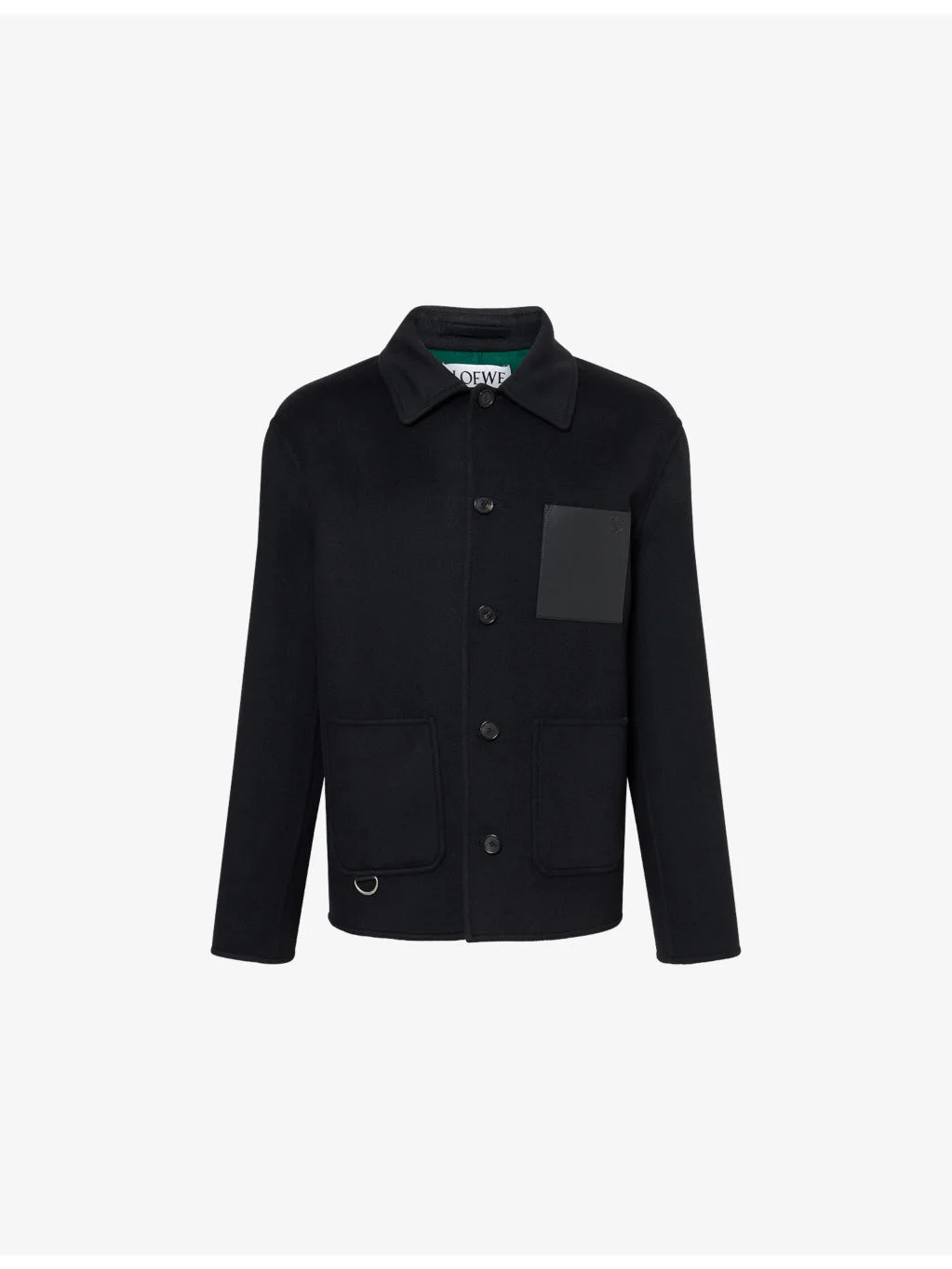 Workwear Patch-Pocket Cashmere Jacket - 1