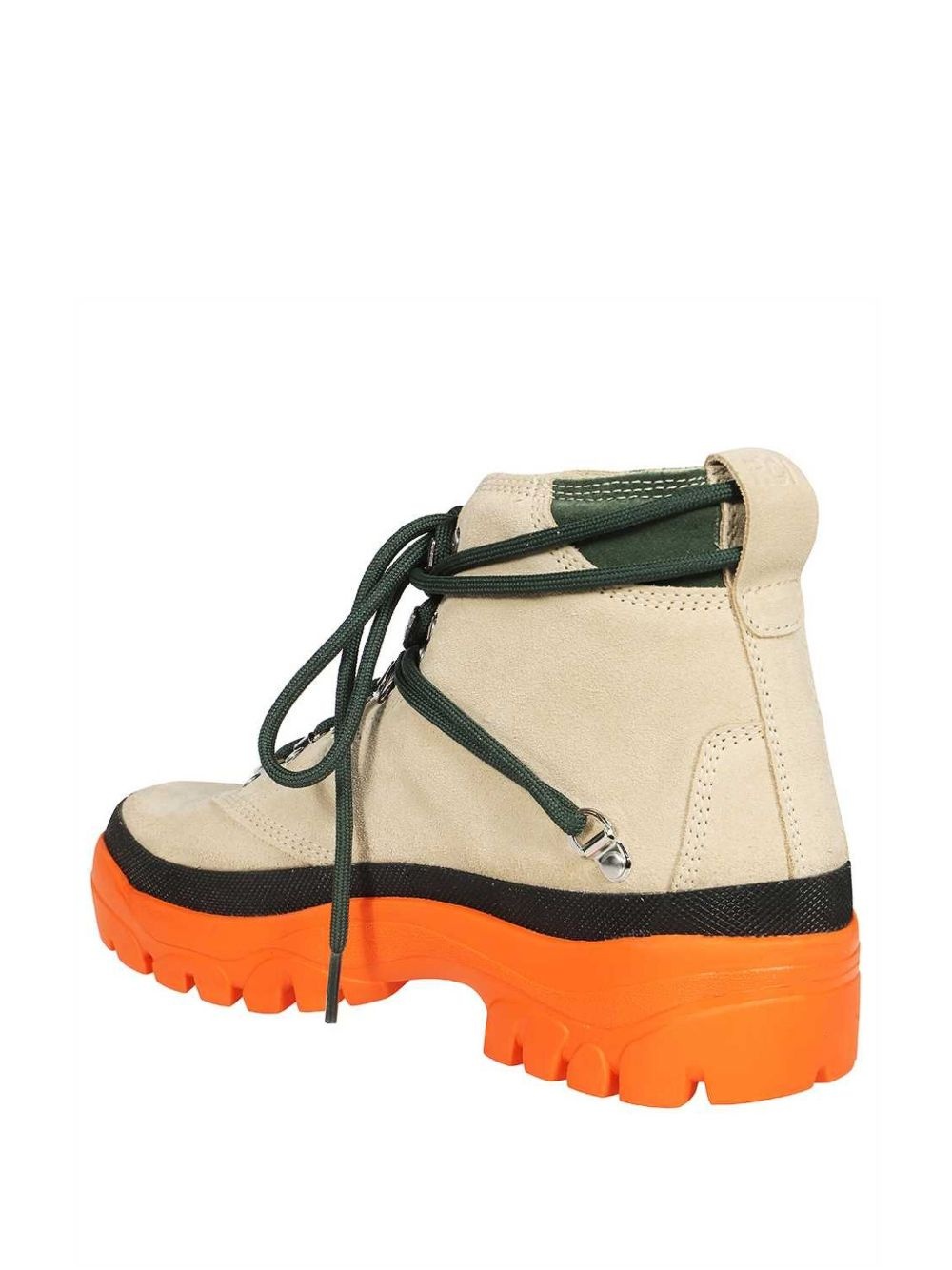 suede lace-up boots - 3