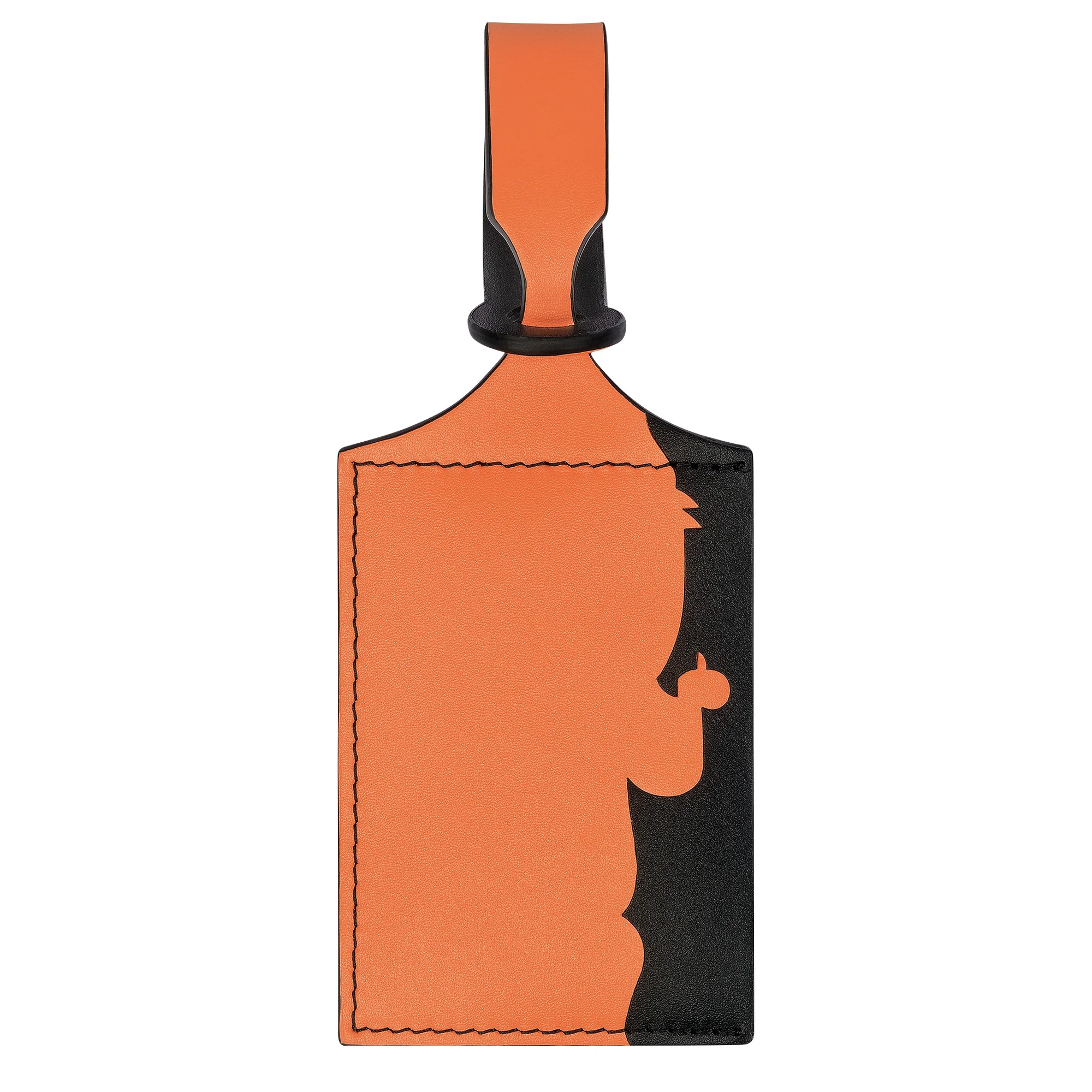 LGP Travel Luggage tag Orange - Leather - 1