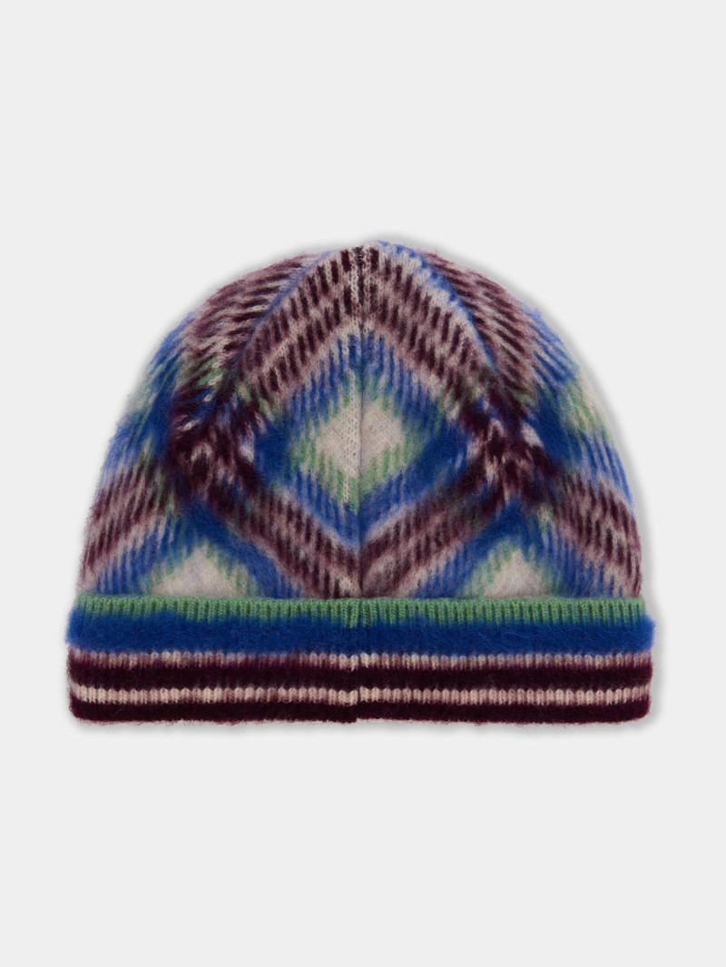BEANIE IN BRUSHED WOOL BLEND 6
