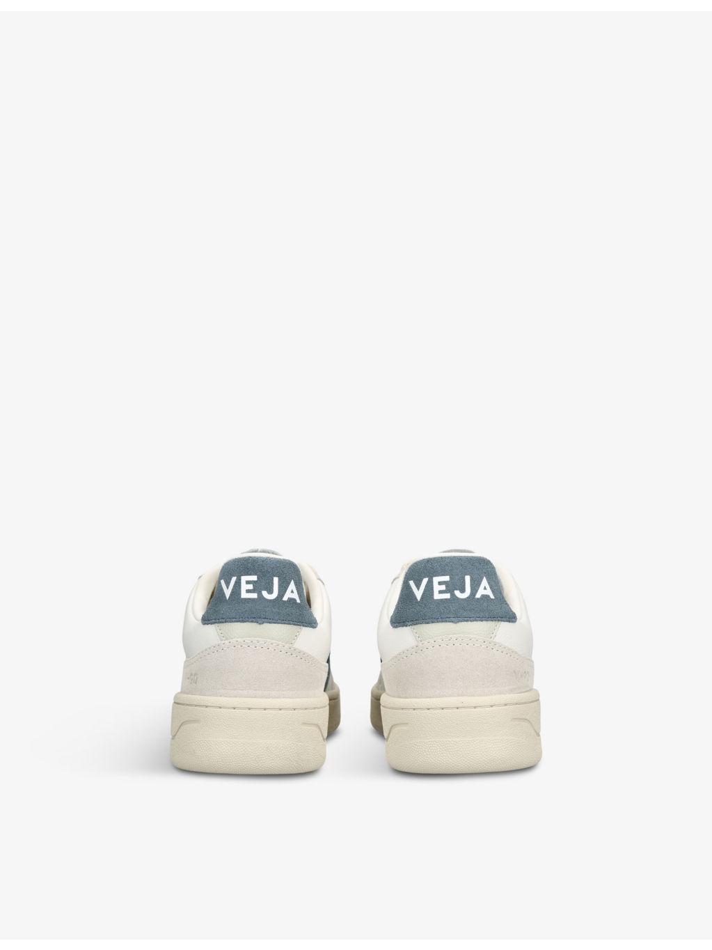Men's V90 logo-embroidered low-top leather trainers - 4