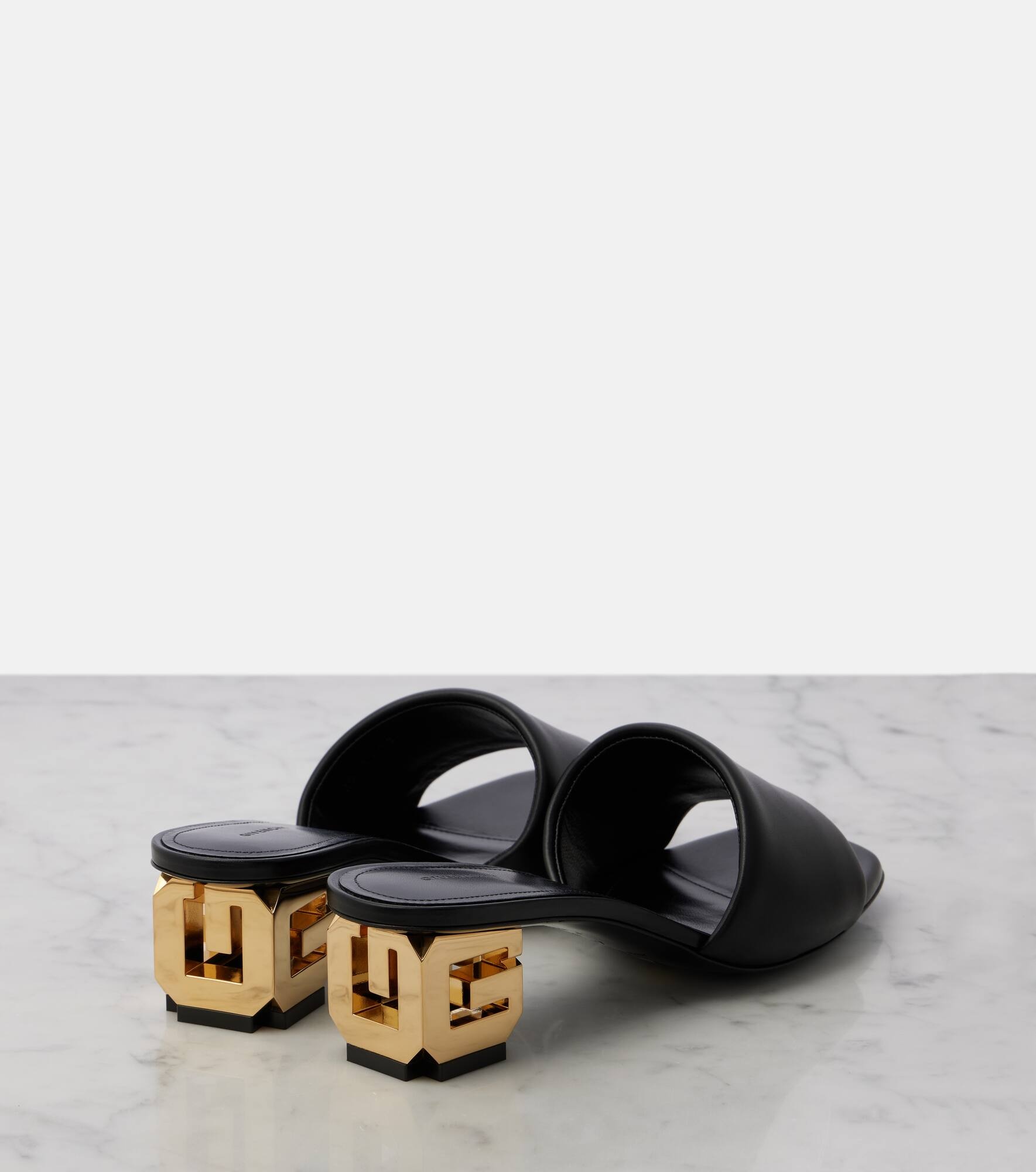 G Cube leather mules - 2