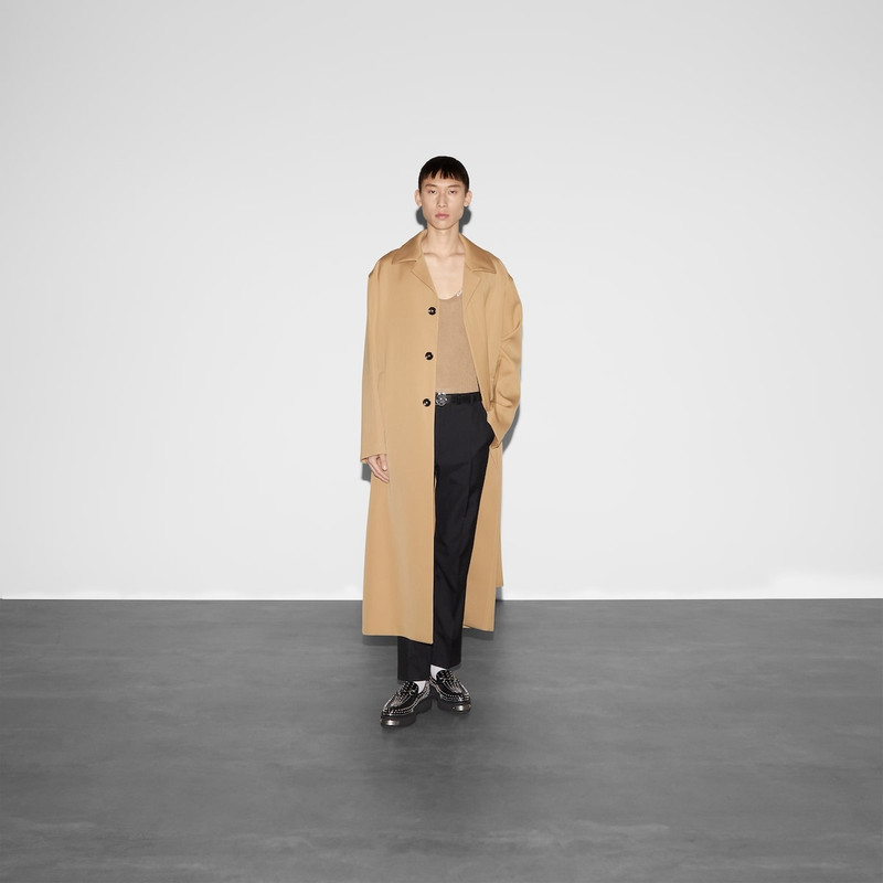 GUCCI Wool coat with waistbelt outlook