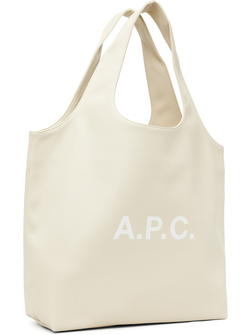 A.P.C. Off-White Ninon Tote outlook