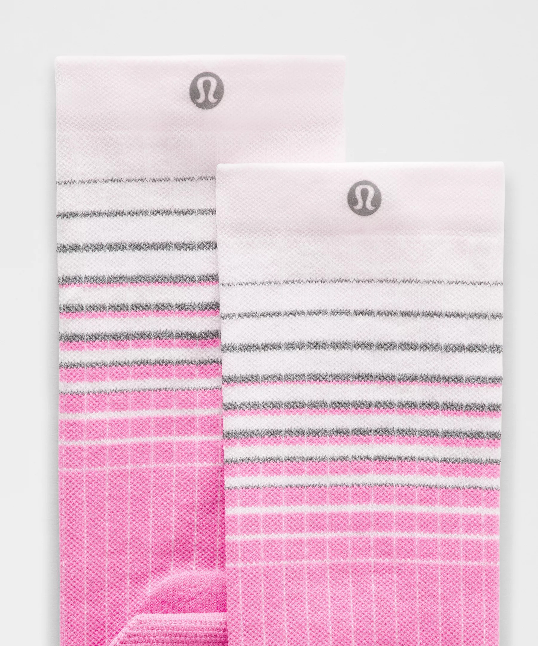 Unisex Power Stride Crew Socks Reflective Grid *Updated - 2