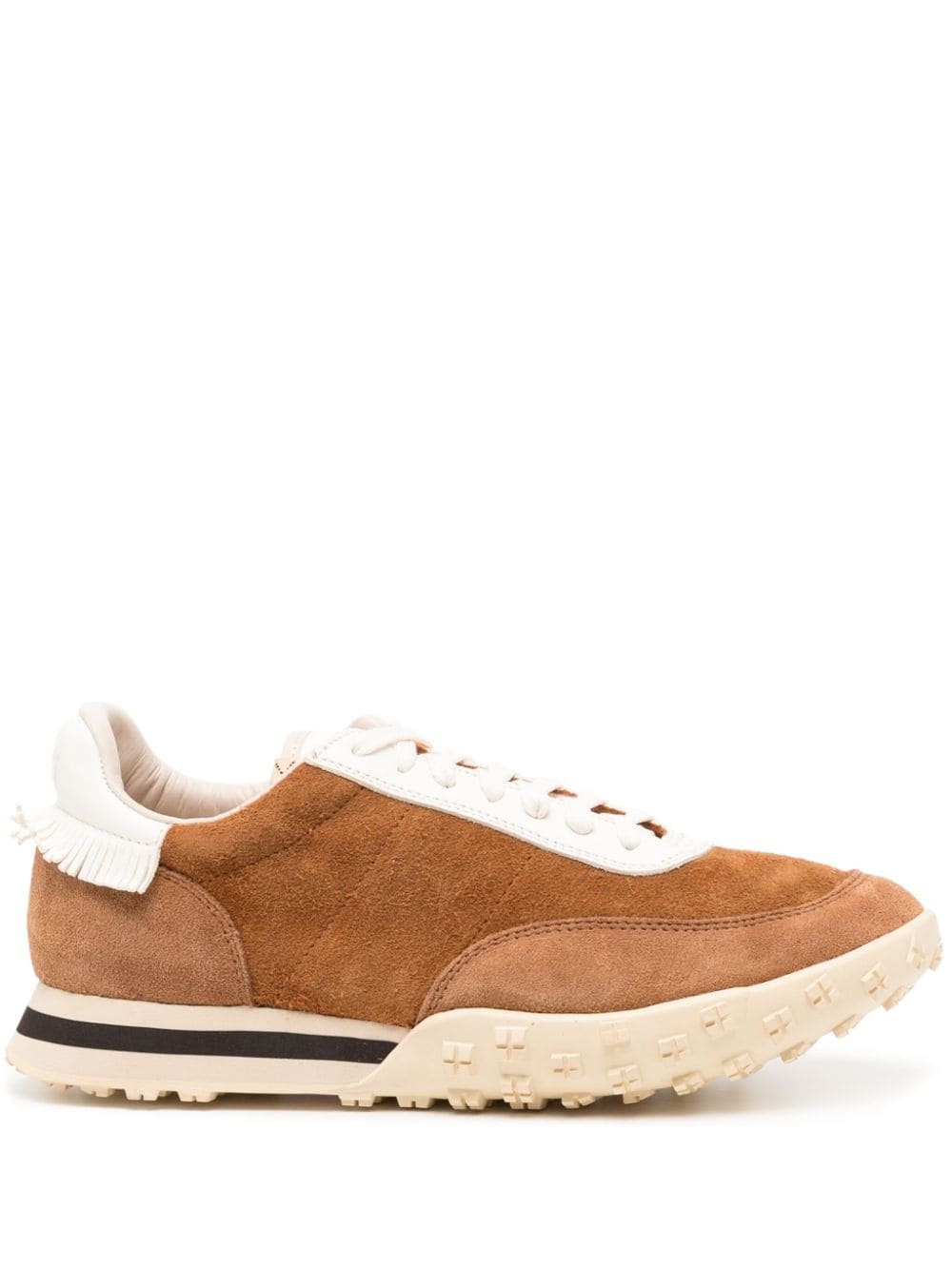 SUEDE LACE-UP SNEAKERS - 4