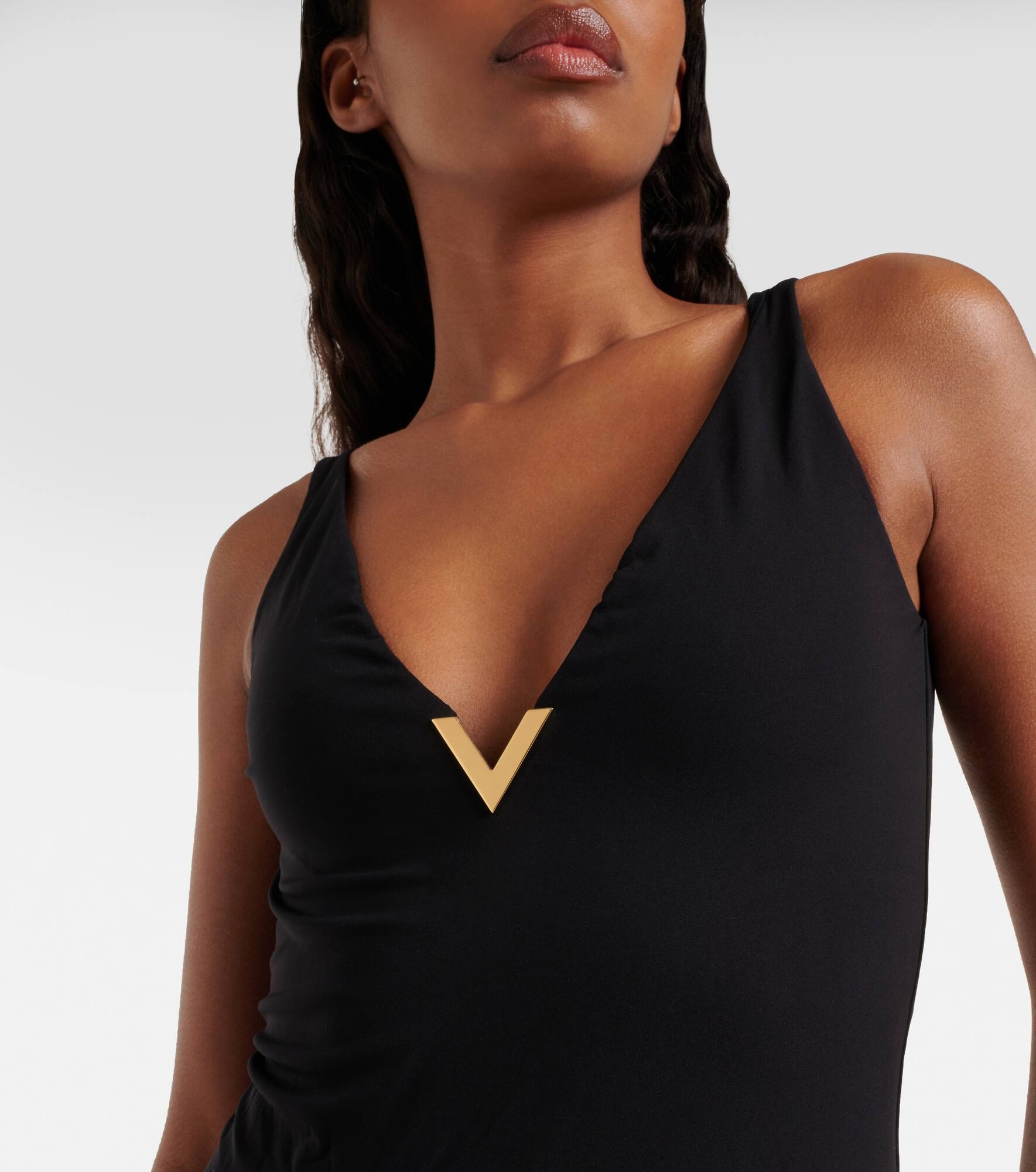 V-neck swimsuit - 4