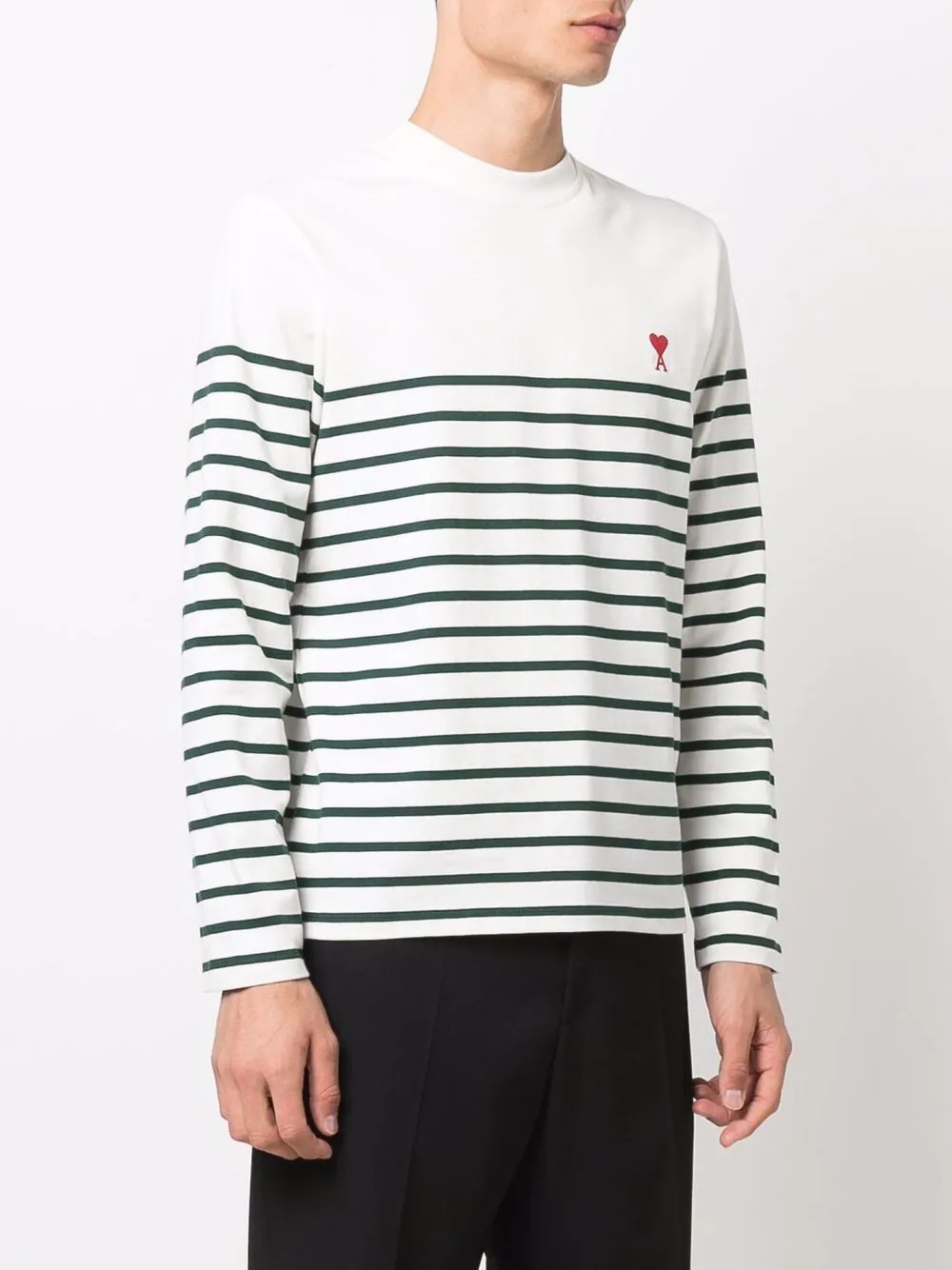 Ami de Coeur striped T-shirt - 4