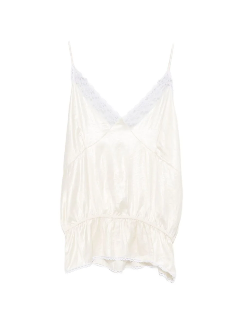 lace ruffled top - 1