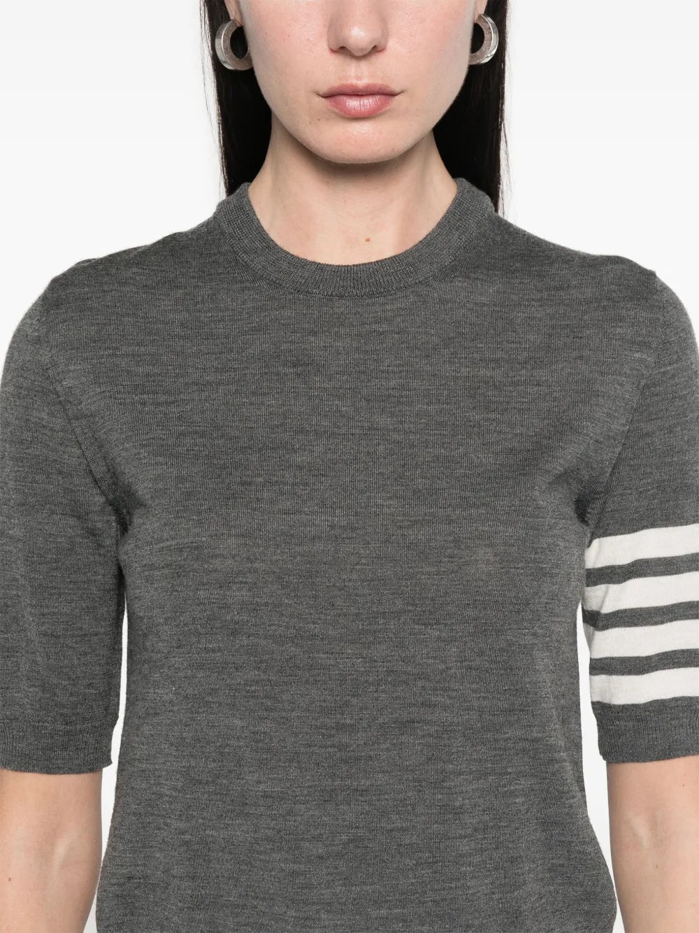 4 Bar Stripes Striped T-Shirt - 5
