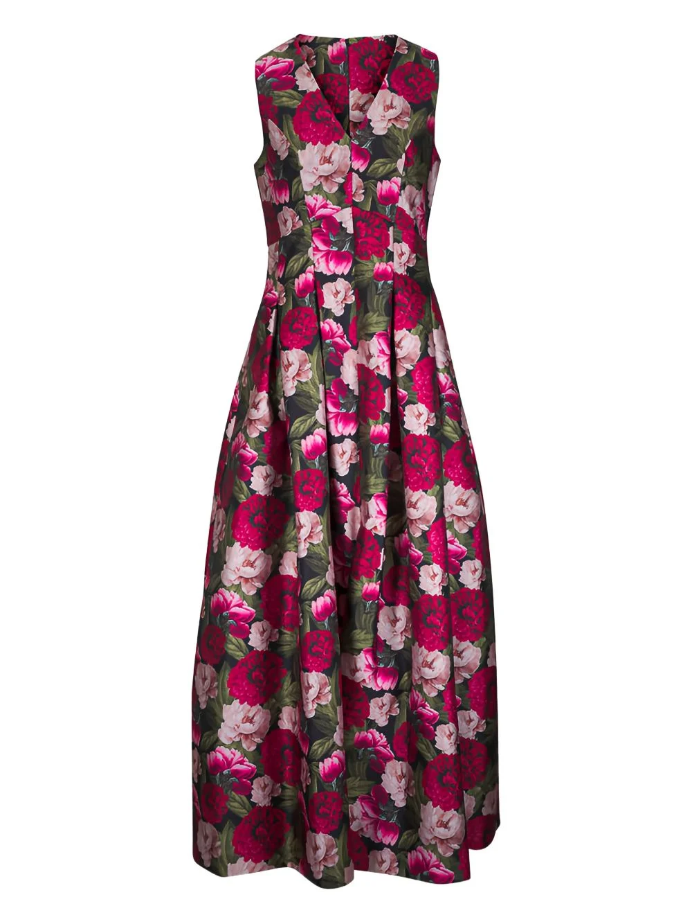 Brooke floral V-neck maxi dress - 1