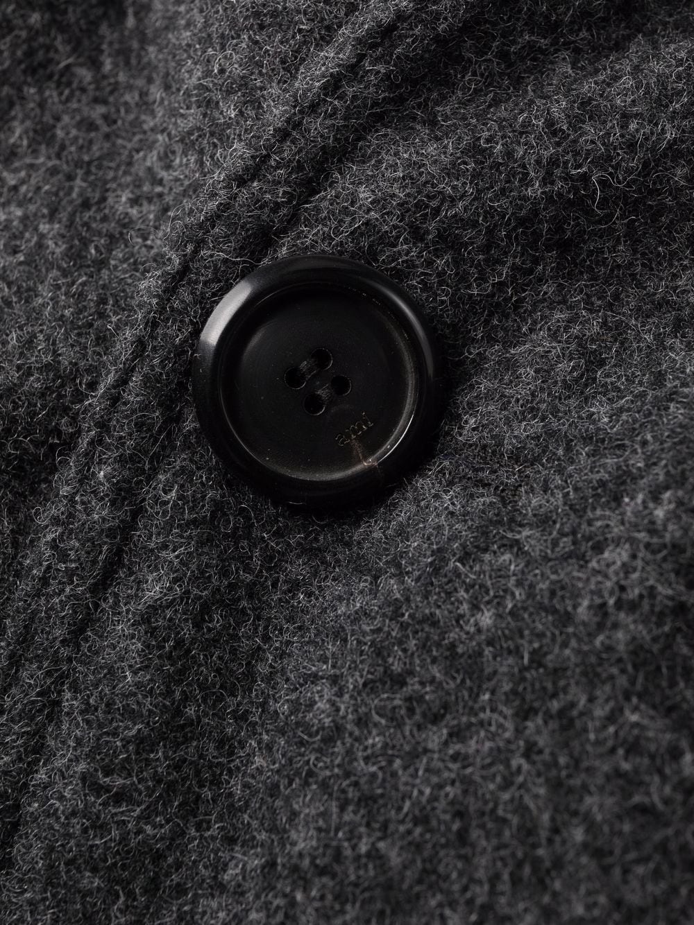 single-breasted wool coat - 6