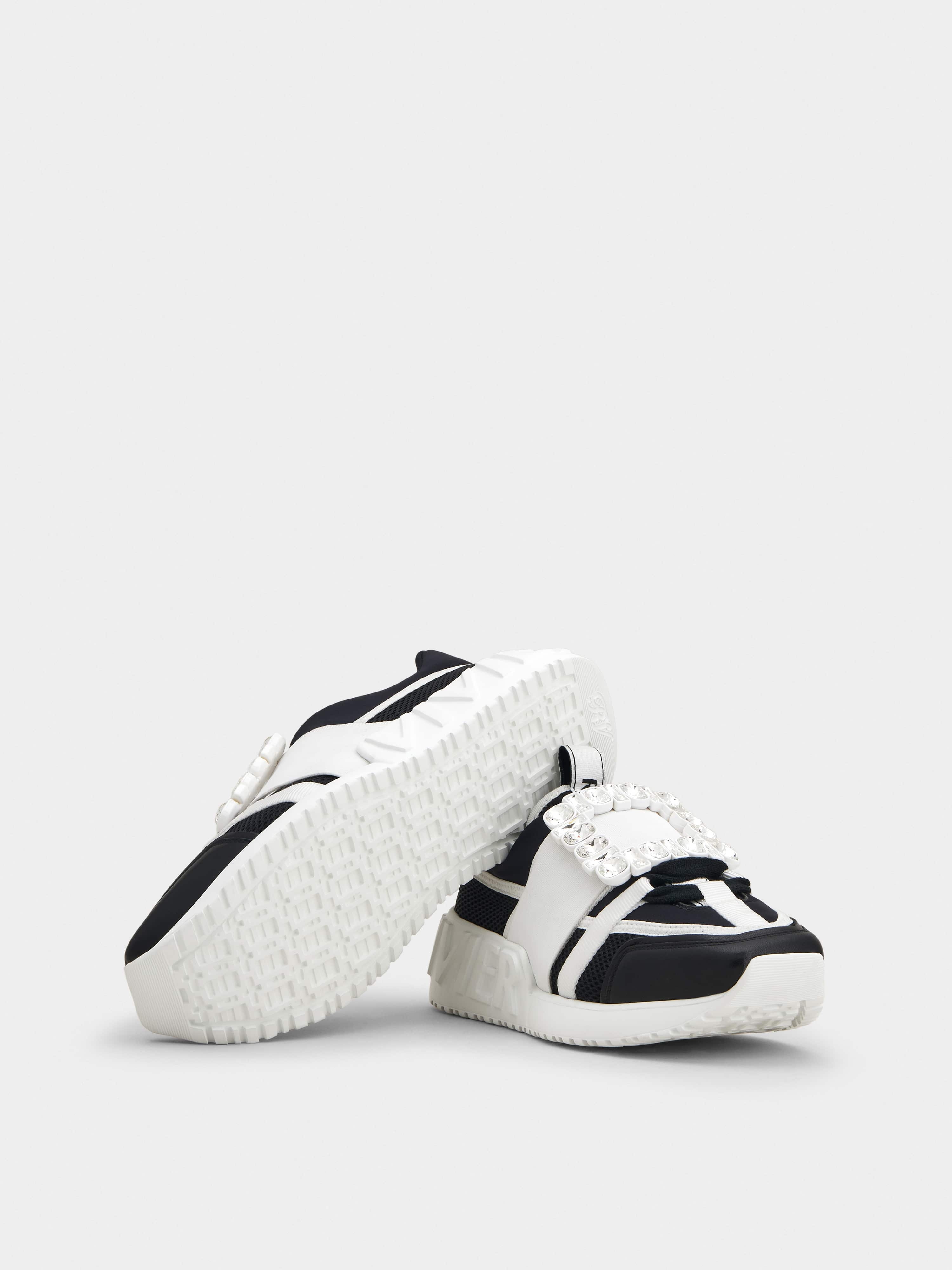 Viv' Go Rhinestone Buckle Sneakers in Technical Fabrics - 5