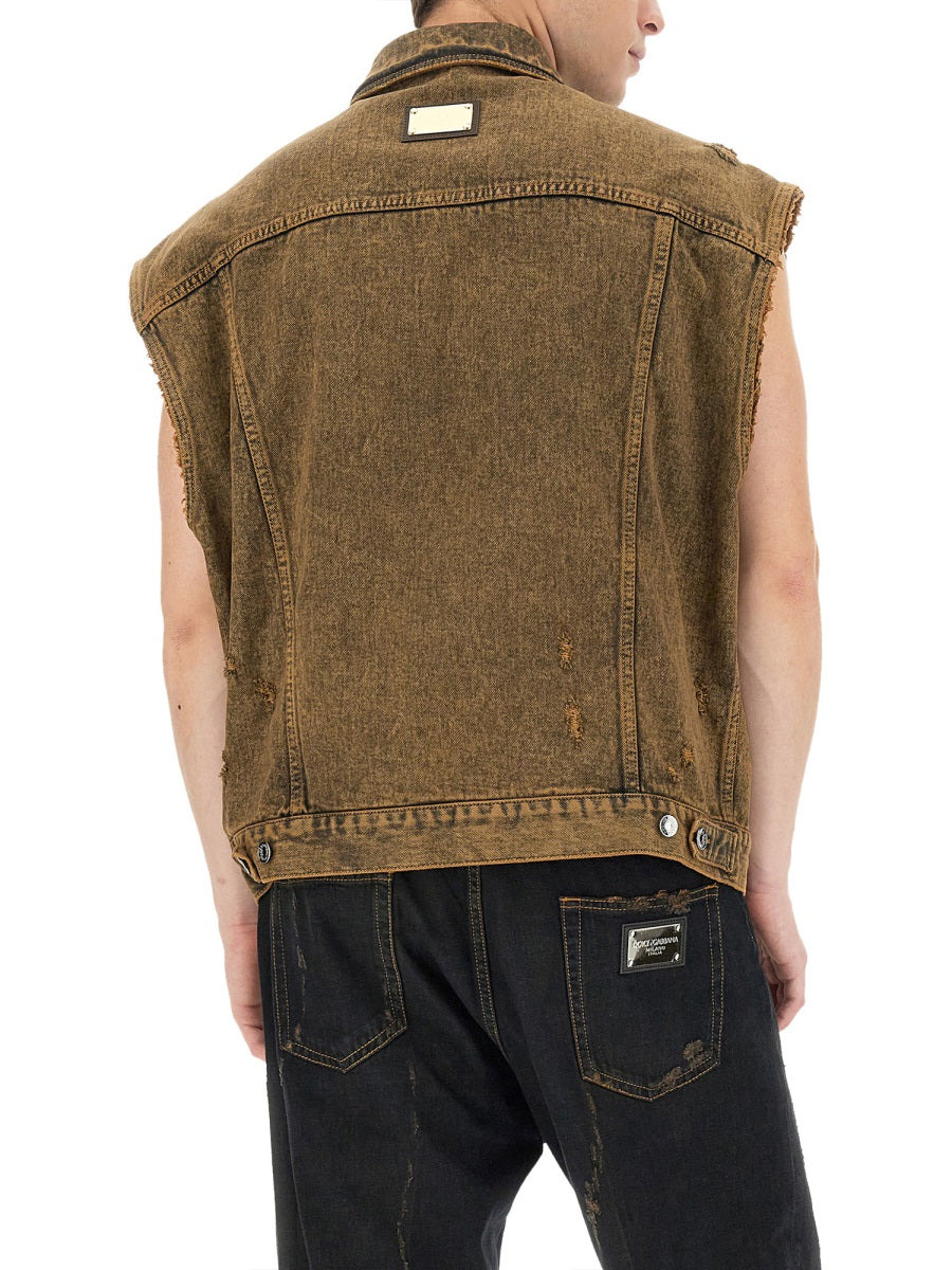 Denim Vest - 4