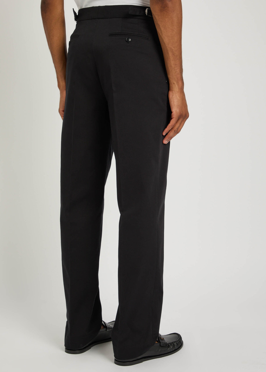 Casablanca Tapered-leg Stretch-cotton Chinos - 3