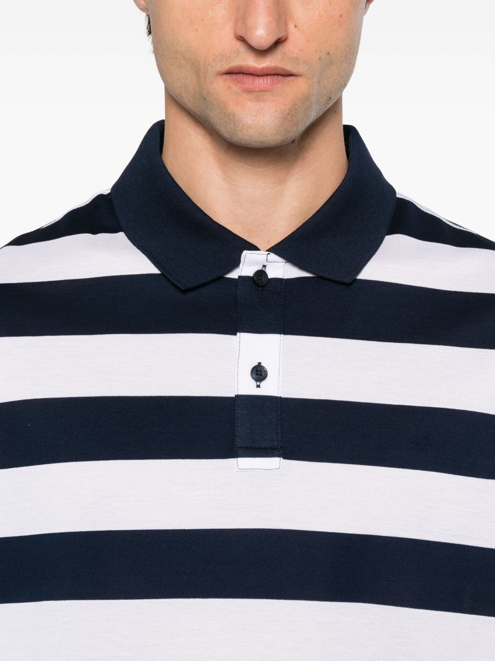 striped polo shirt - 4