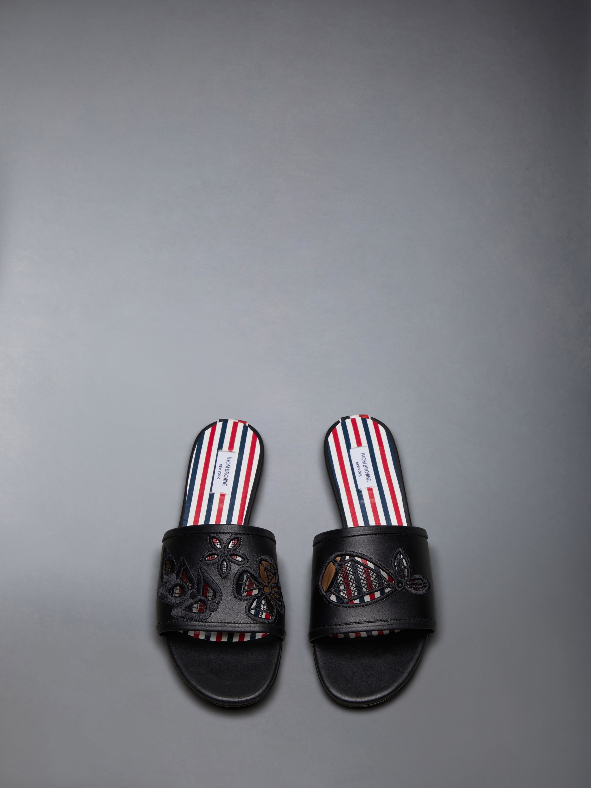 Icon Claquette leather slides - 5