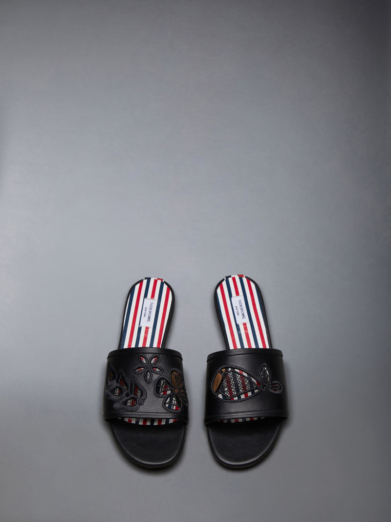Icon Claquette leather slides 5
