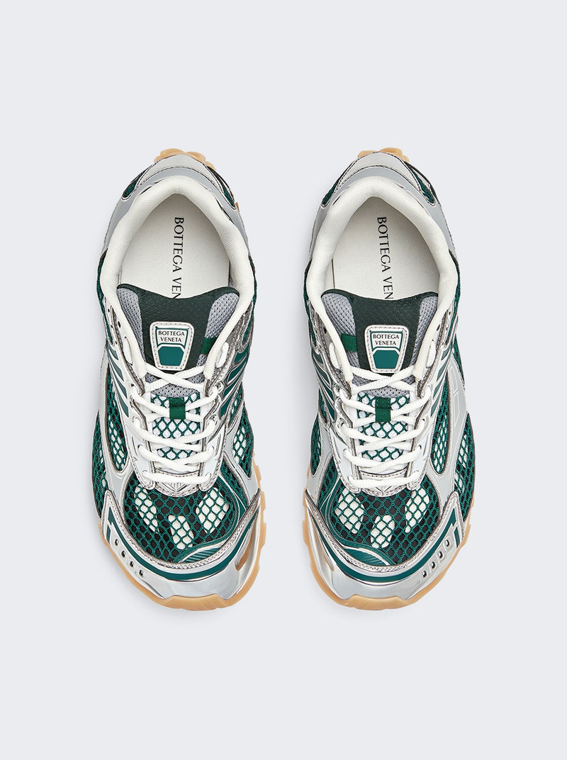 Bottega Veneta Orbit Sneaker Biliard And Silver outlook