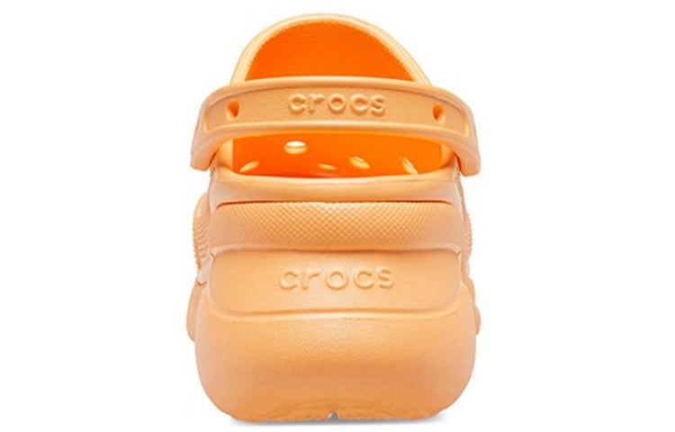(WMNS) Crocs Classic Clog Retro Crocs Thick Sole Orange Small Whale Sandals 206302-801 - 4