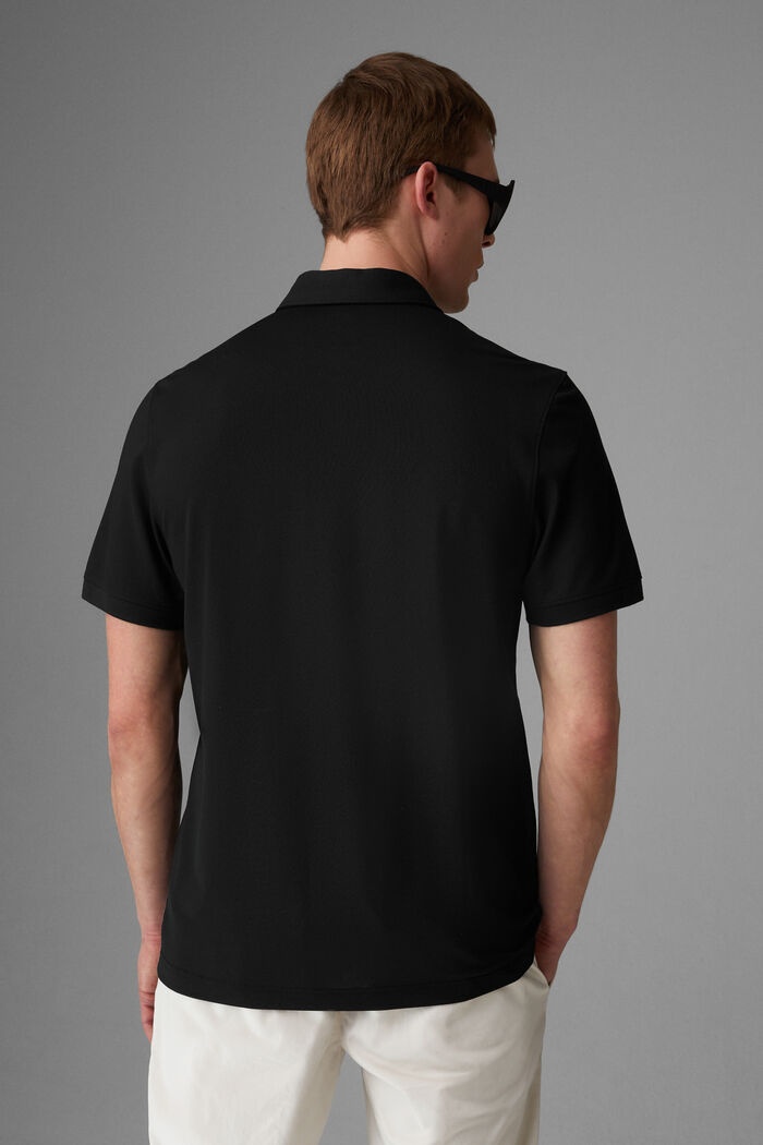 Timo Piqué polo shirt in Black - 3