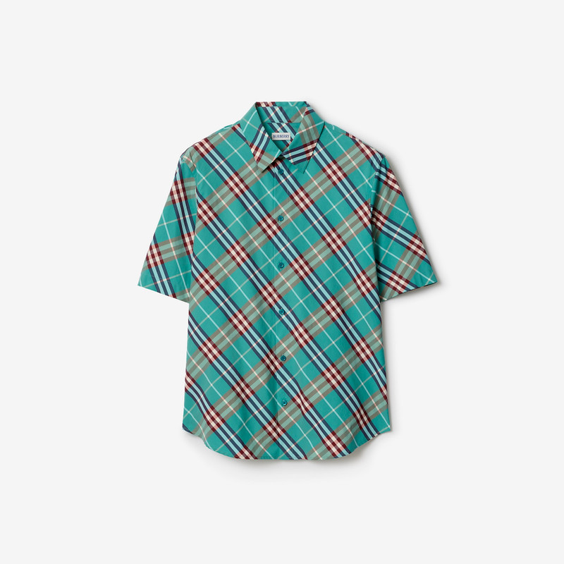 Relaxed Fit Check Cotton Shirt 1