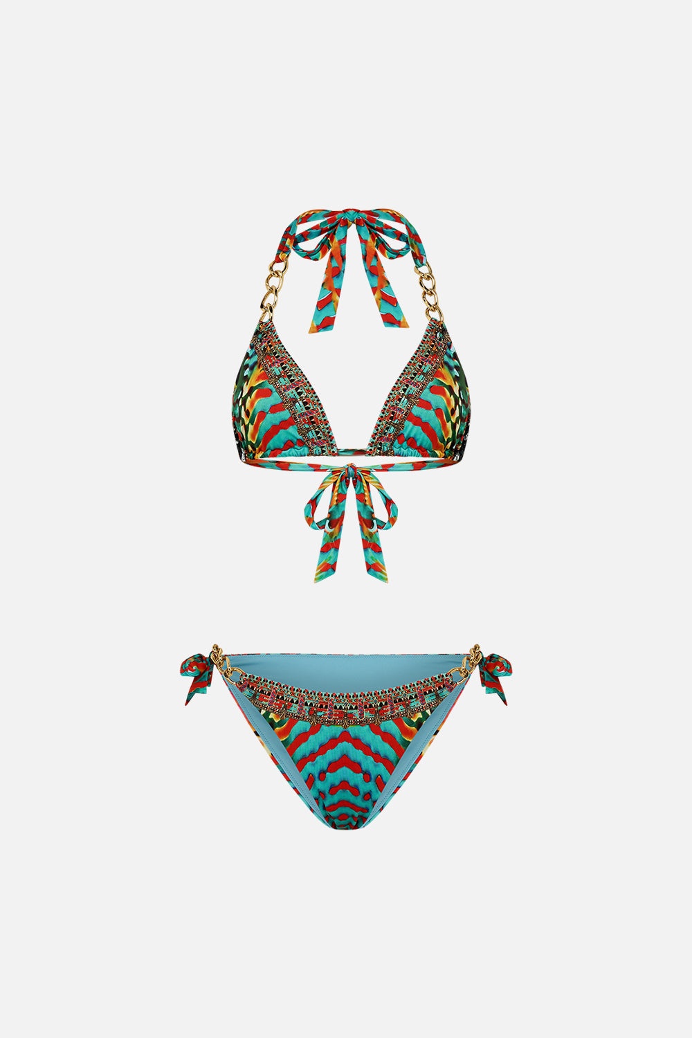 CHAIN TRIM TRI BIKINI - 1