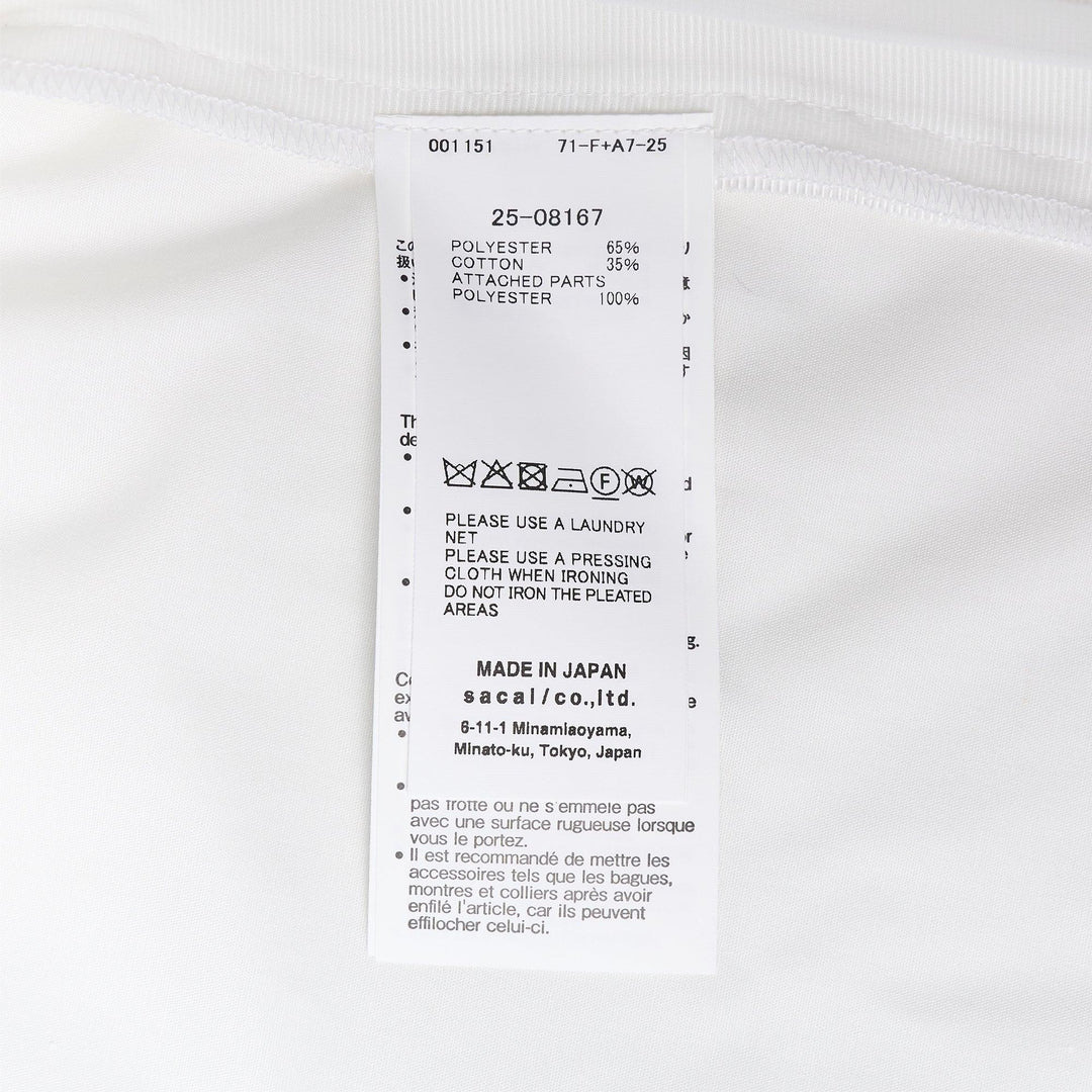 Poplin X Chiffon Shirt - 3