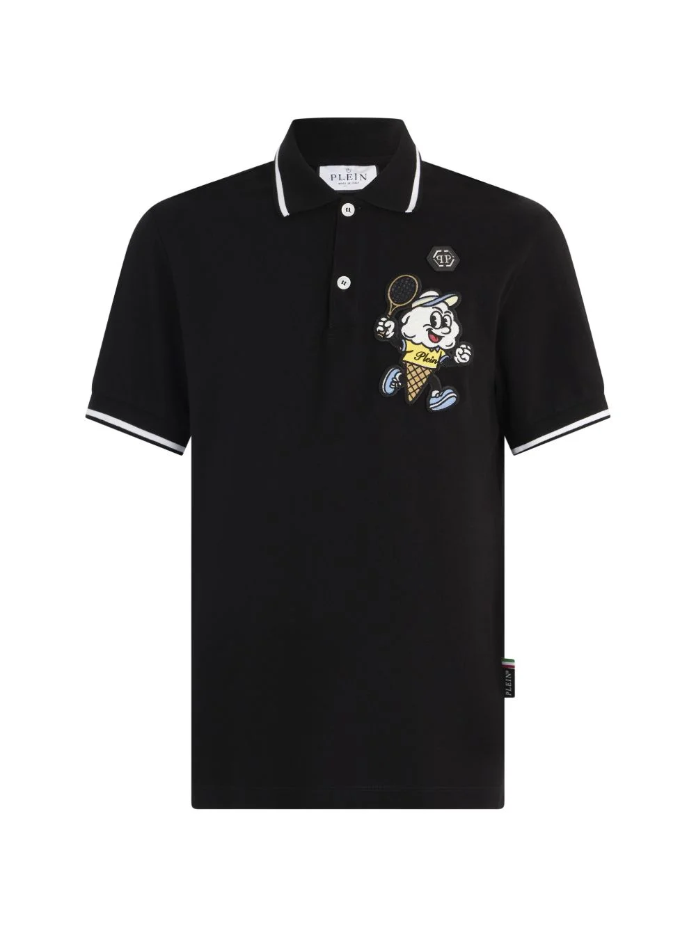 ice cream graphic print polo shirt - 1