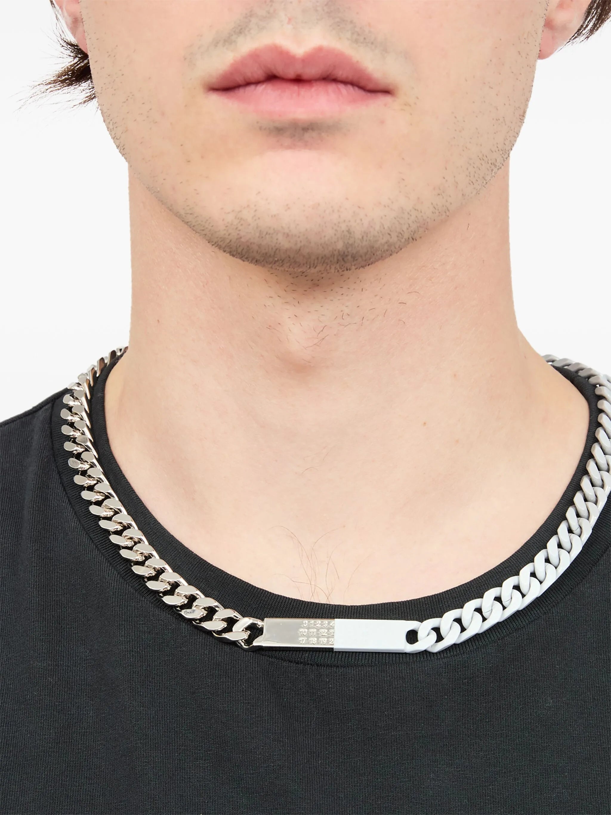 Numbers-motif Necklace - 3