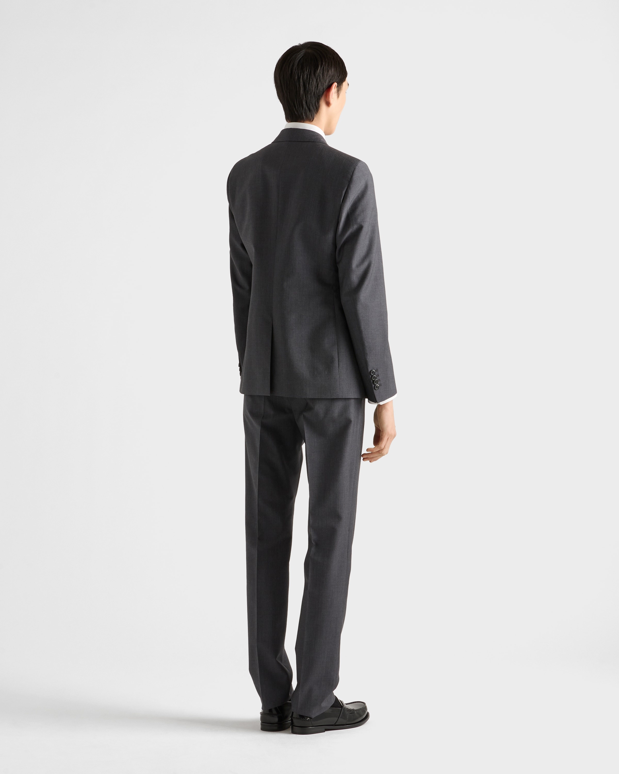 Wool and mohair single-breasted suit - 5
