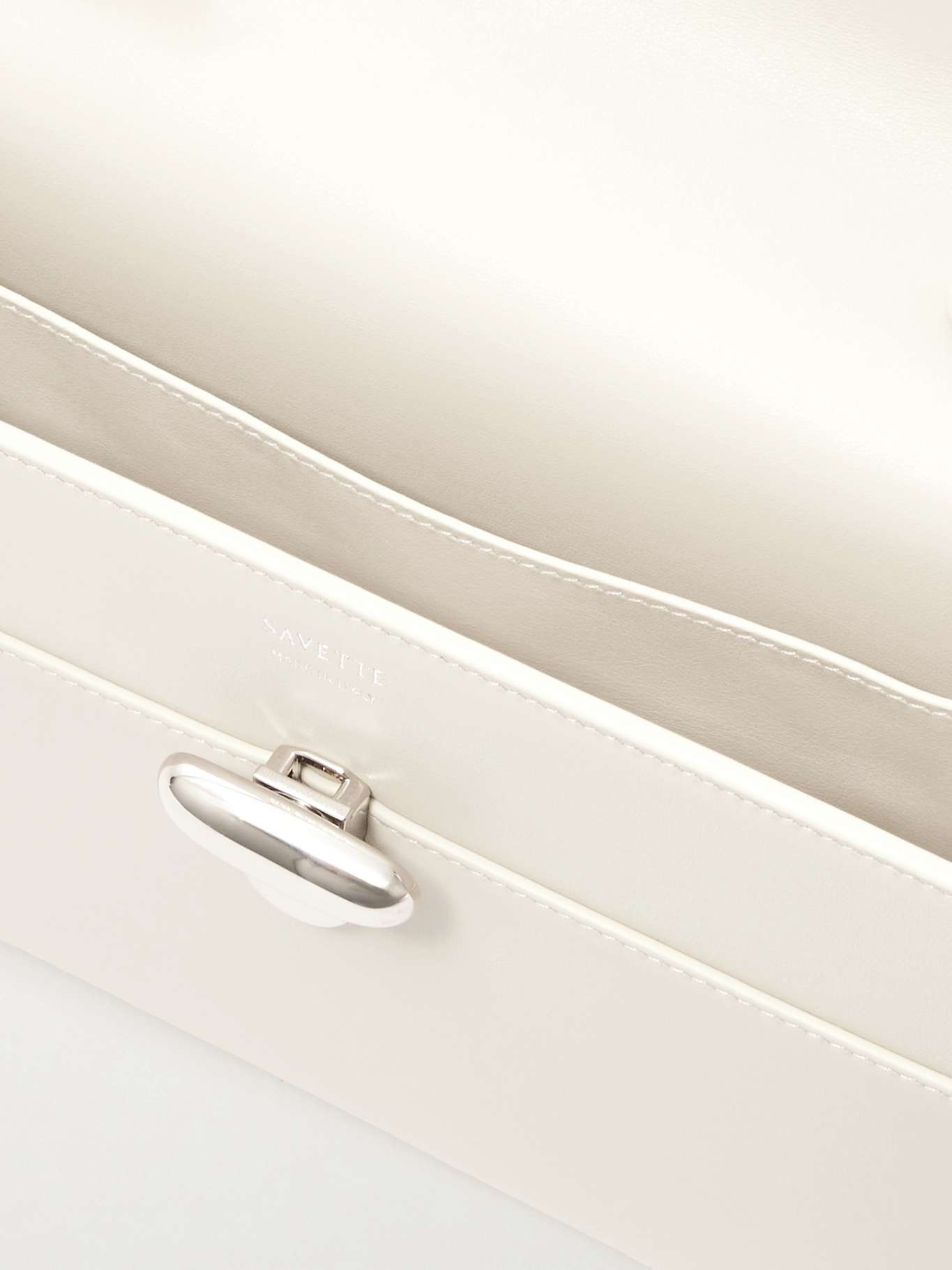 Symmetry leather shoulder bag Ivory - 5