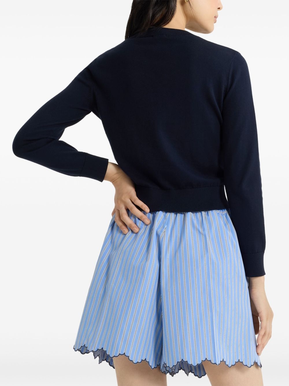 JP monogram cotton cardigan - 3