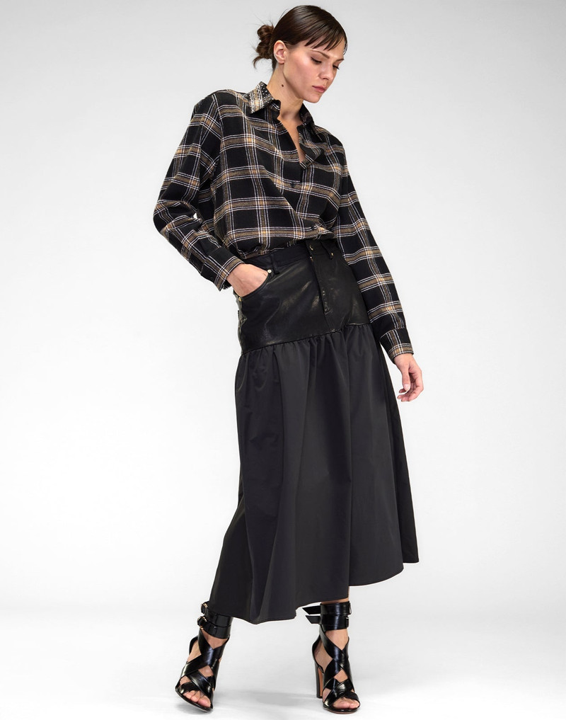 CYNTHIA ROWLEY Rocky Flannel Shirt outlook