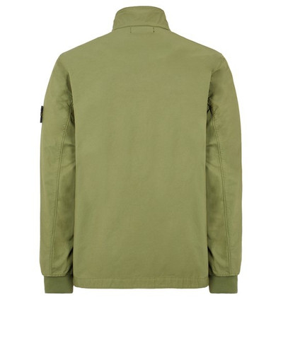 Stone Island 41033 NYLON COTTON BATAVIA GARMENT DYED OLIVE GREEN outlook