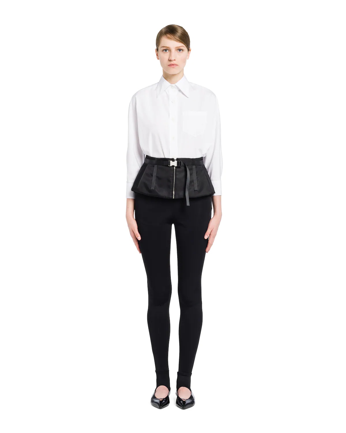 Re-Nylon gabardine yoke - 2