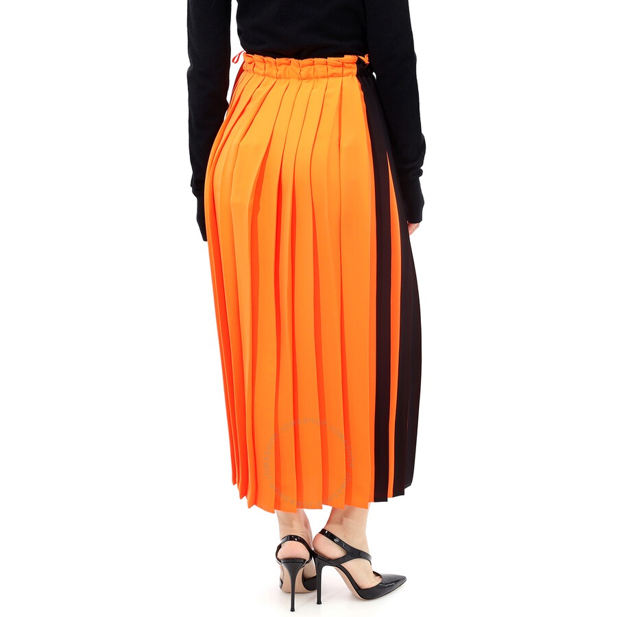MM6 Ladies Bicolor Pleated Skirt - 5